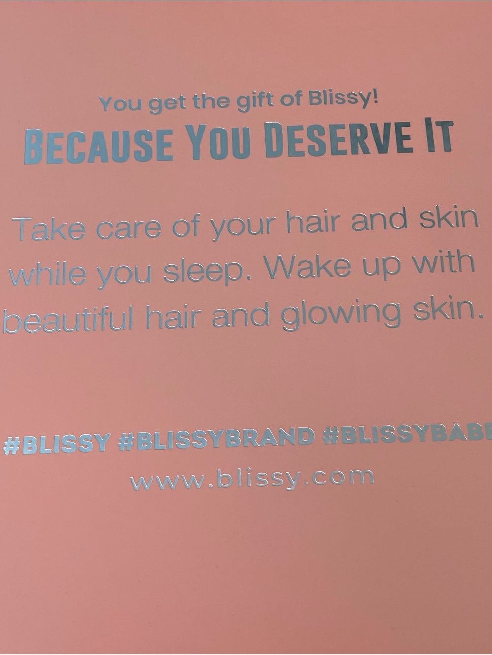 Bliss Pure Silk Standard Pillow Case and Sleep Mask in Rose Gold - Picture 8 of 9